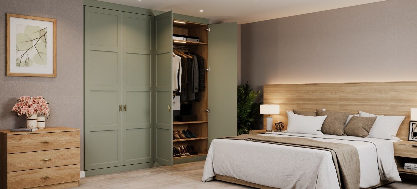 Made To Measure Fitted Wardrobes In Just 4 Weeks – Diy Or Fitted Nationwide For Solid Wood Fitted Wardrobes Doors (Photo 8 of 15)