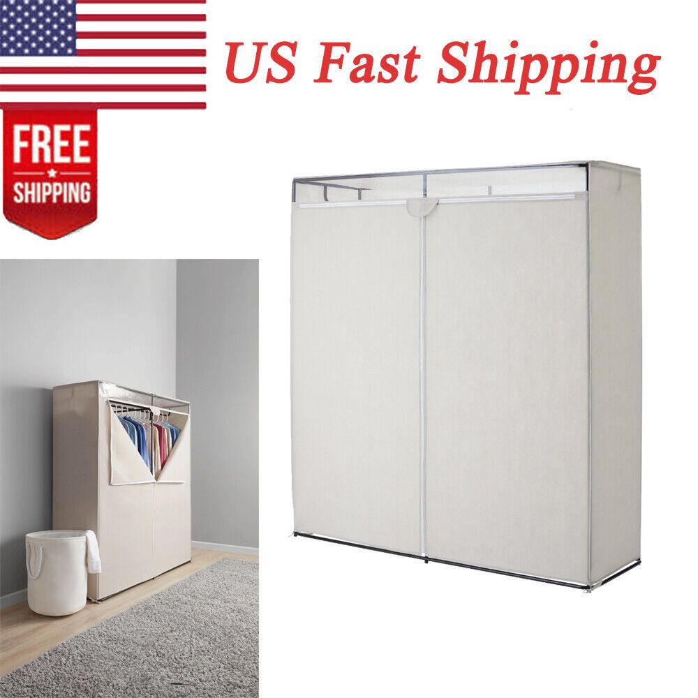 Mainstays Extra Wide Single Tier Zippered Clothes Closet, 60", Bedroom  | Ebay With Regard To Single Tier Zippered Wardrobes (View 7 of 15)