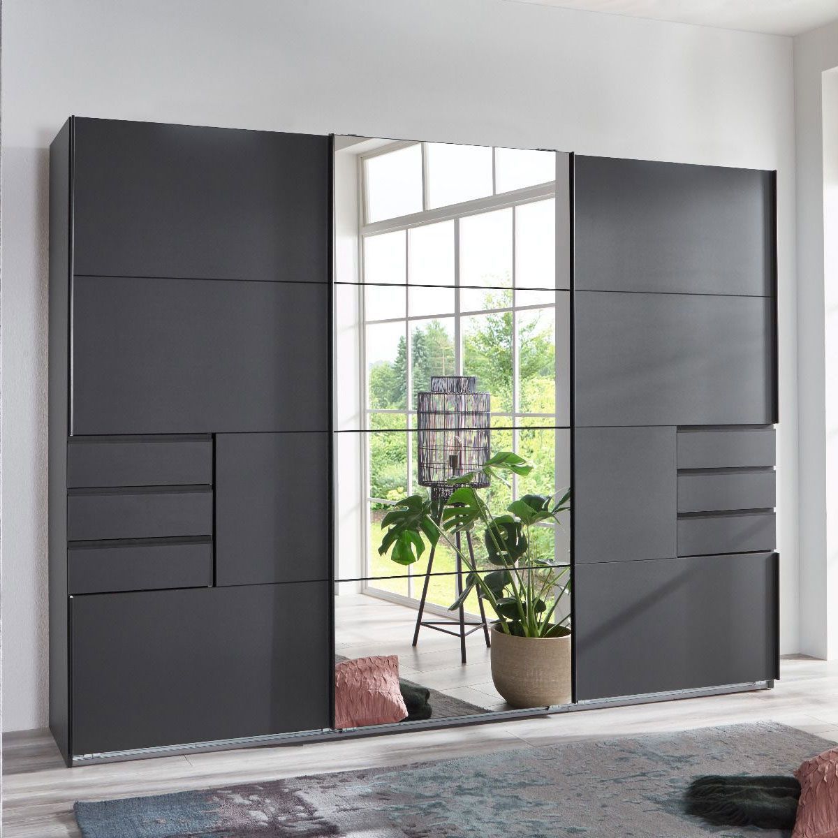 Mirrored Wardrobes On Sale | Sliding Doors | Wardrobe Direct™ Throughout Mirrored Wardrobes With Drawers (Photo 13 of 15)