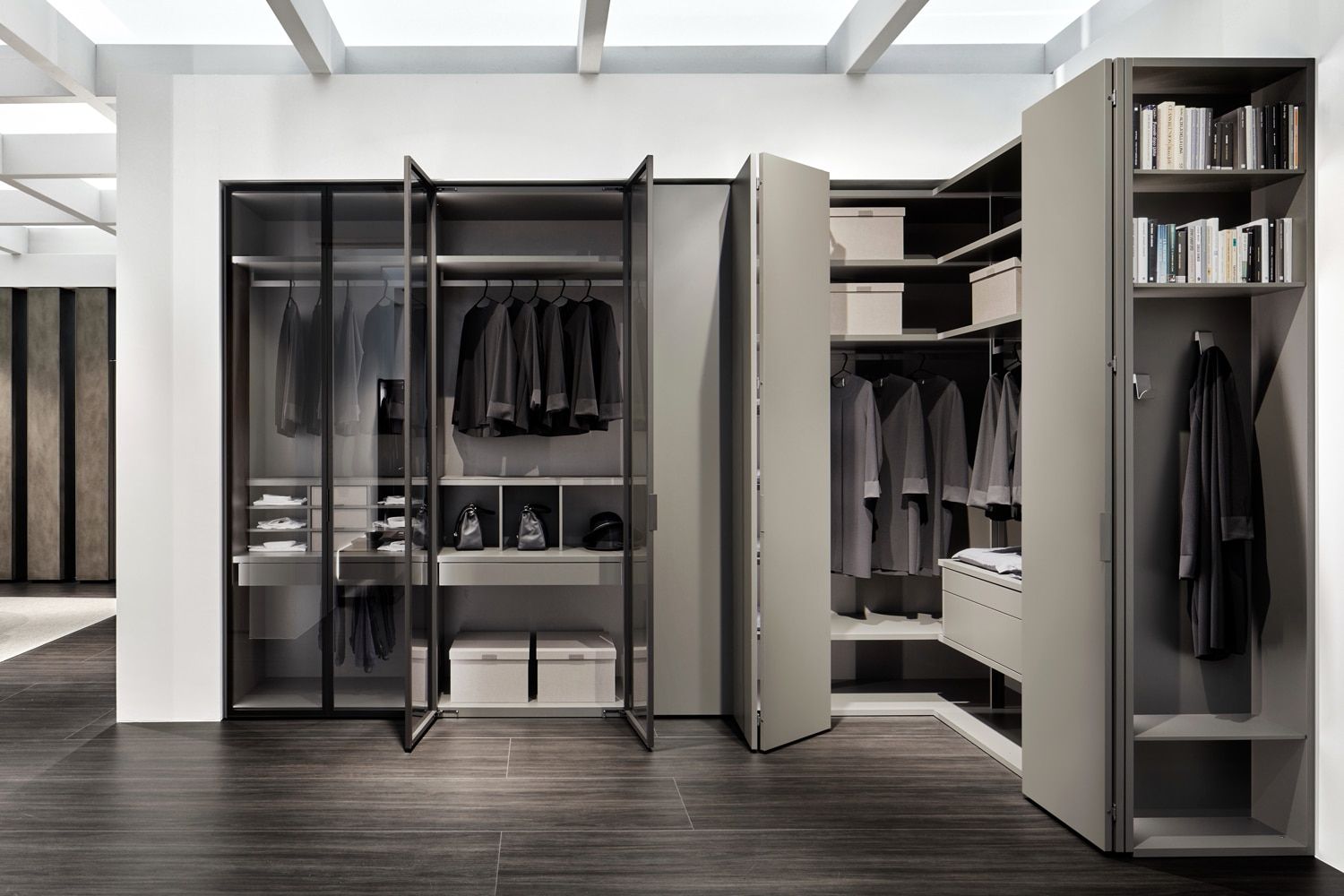 Modern Closets With Bifold Doors | Luxury Italian Designs Throughout Folding Door Wardrobes (Photo 1 of 15)