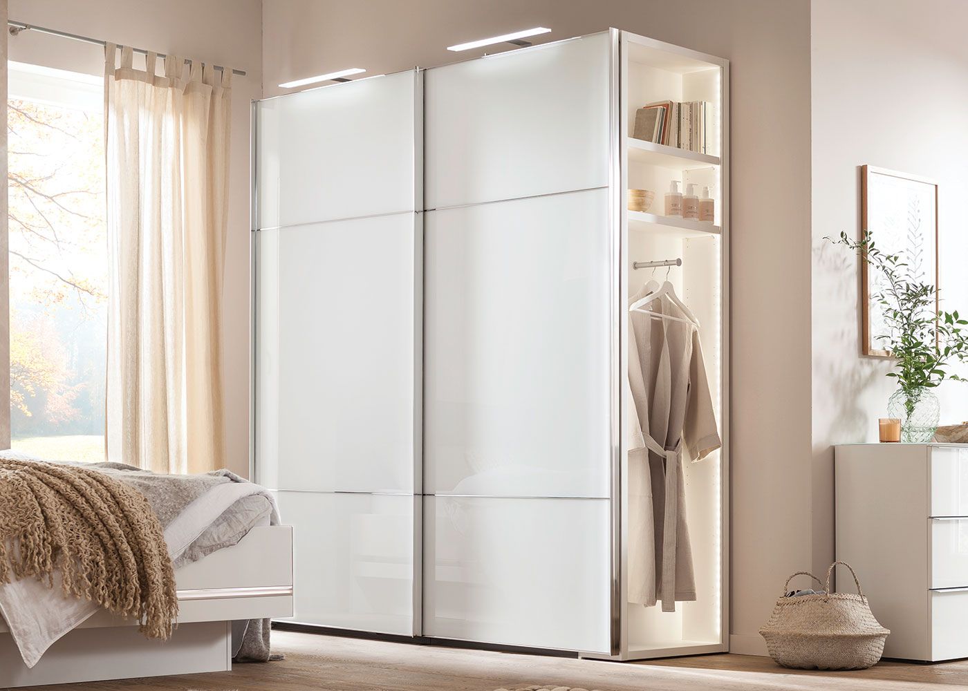 Nolte Möbel Marcato 2.3 Sliding 2 Door Wardrobe – Midfurn Furniture  Superstore For 2 Door Wardrobes (Photo 14 of 15)