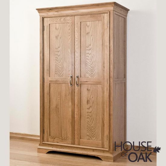 Oak Wardrobes | Solid Wood, Small & Triple | House Of Oak For Oak Wardrobes For Sale (Photo 7 of 15)