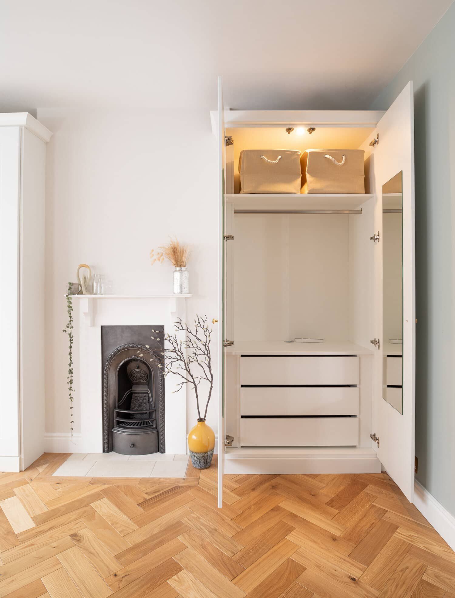 Our Alcove Fitted Wardrobes – Before + After | Fifi Mcgee For Alcove Wardrobes (View 12 of 15)