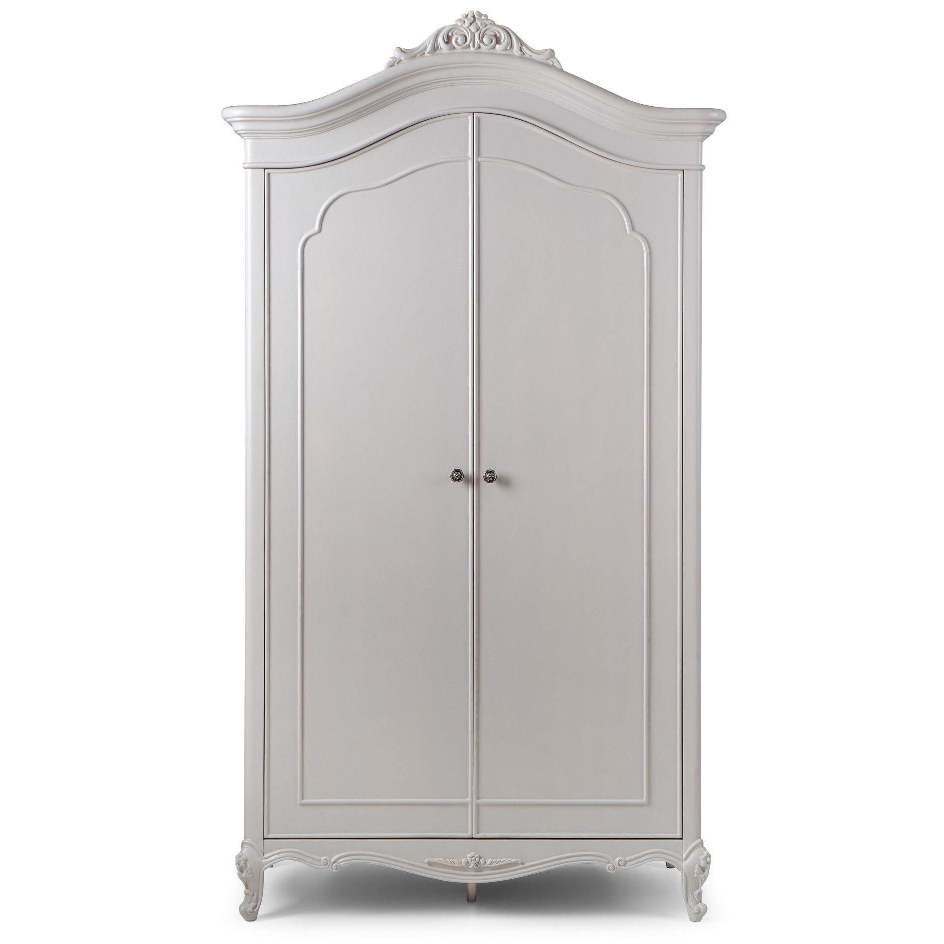 Parisian French Grey Double Wardrobe – Crown French Furniture Pertaining To French Wardrobes (View 12 of 15)