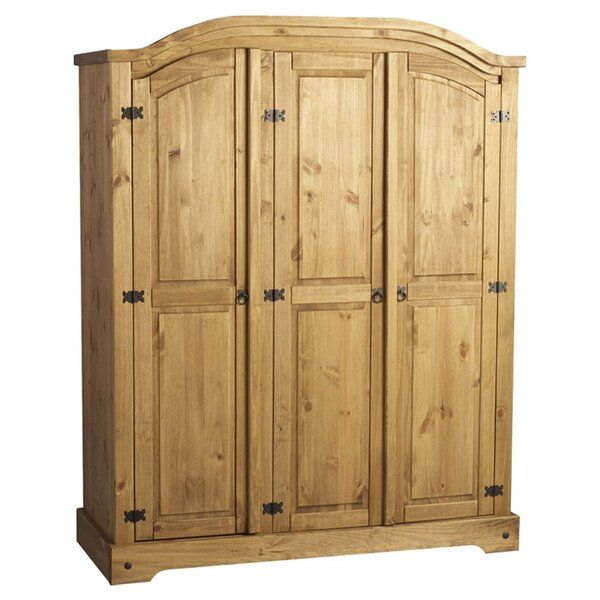 Pine Wardrobes You'll Love | Wayfair.co.uk Throughout Double Pine Wardrobes (Photo 9 of 15)