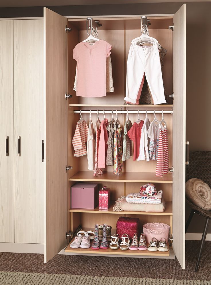 Featured Photo of 15 The Best Childrens Double Rail Wardrobes