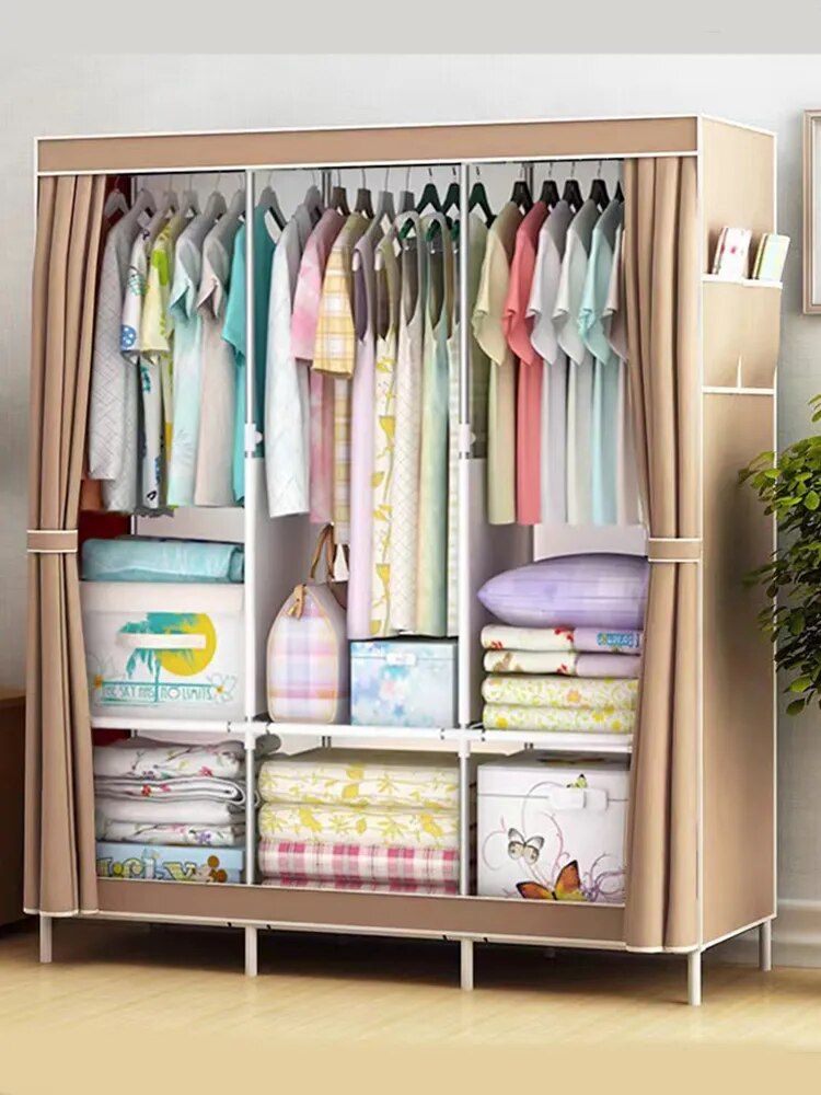 Portable Closet – Wide Variety And Free Shipping For Portable Wardrobes –  Aliexpress Inside Extra Wide Portable Wardrobes (Photo 15 of 15)
