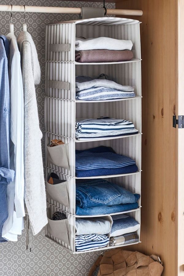 Featured Photo of 15 The Best Hanging Closet Organizer Wardrobes