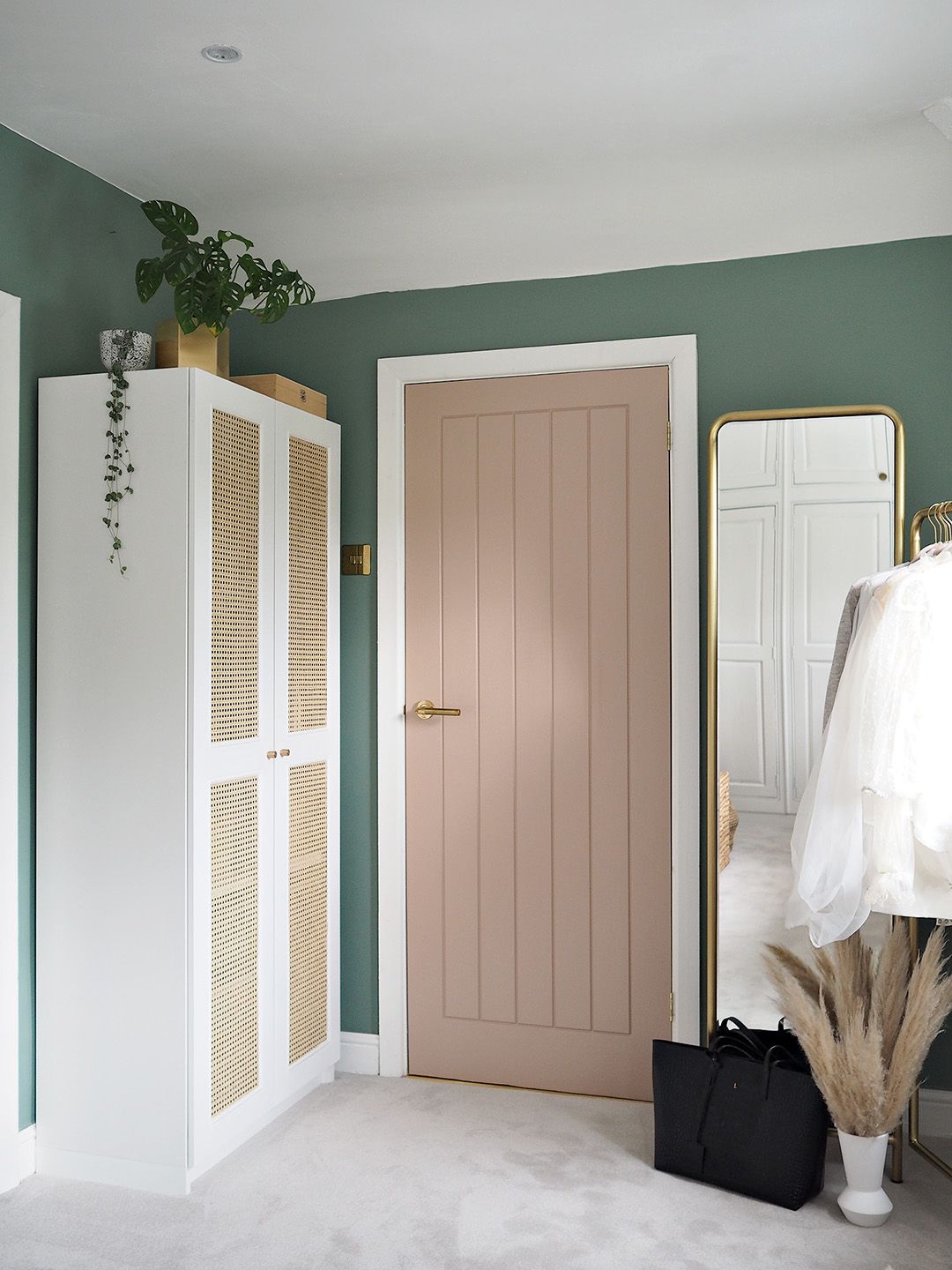 Rattan Cane Ikea Wardrobe Diy Hack For Under £170 | Lust Living With White Rattan Wardrobes (Photo 10 of 15)
