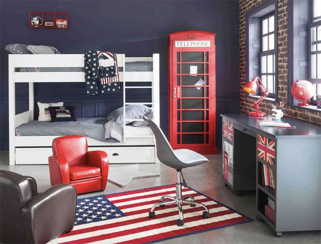 Red Phone Box Wardrobe For Kids At Maisons Du Monde – Retro To Go Throughout Telephone Box Wardrobes (View 2 of 15)