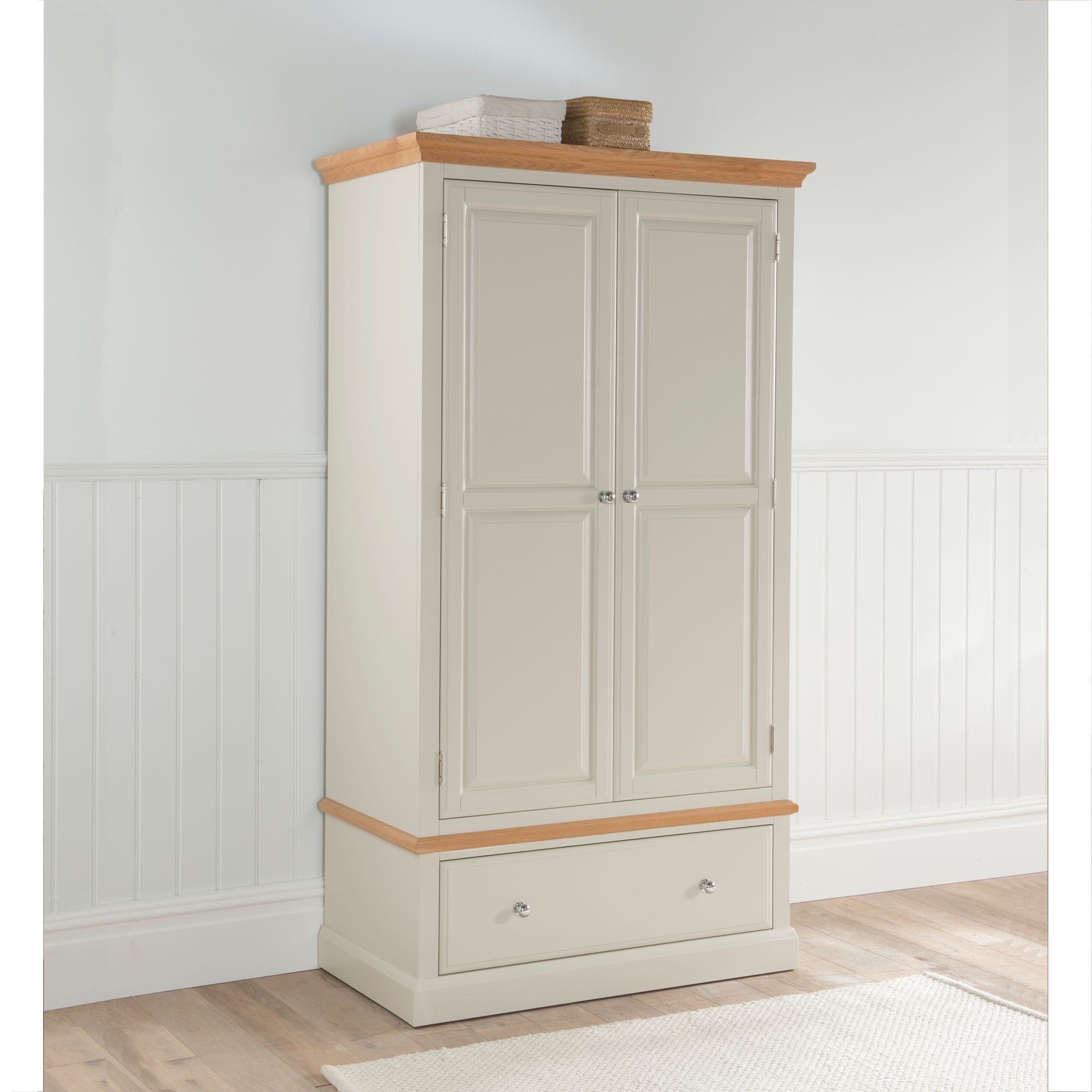 Remi Shabby Chic Wardrobe | Online From Homesdirect365 Throughout Shabby Chic Wardrobes For Sale (View 2 of 15)