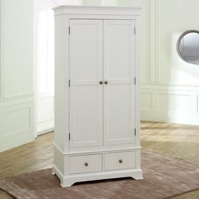 Shabby Chic Wardrobes, Single, Double & Childs | Melody Maison ® Pertaining To White Double Wardrobes (Photo 9 of 15)