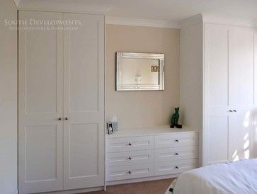 Shaker Style Fitted Wardrobes & Chest Of Drawers – Traditional – Bedroom –  London  South Developm… | Bedroom Dresser Styling, Bedroom Interior, Bedroom  Wardrobe In Wardrobes And Chest Of Drawers Combined (View 6 of 15)