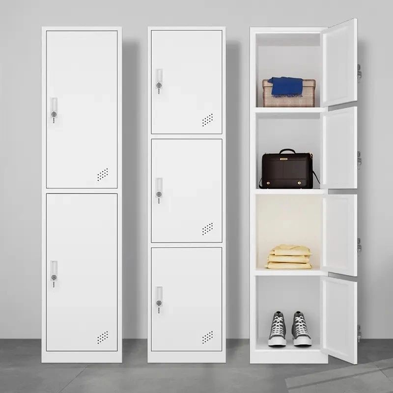 Single 4 Door Cam Lock Wardrobes Rooms Small Inside Wardrobe – China  Wardrobe, Home Furniture | Made In China Pertaining To Single White Wardrobes (View 6 of 7)