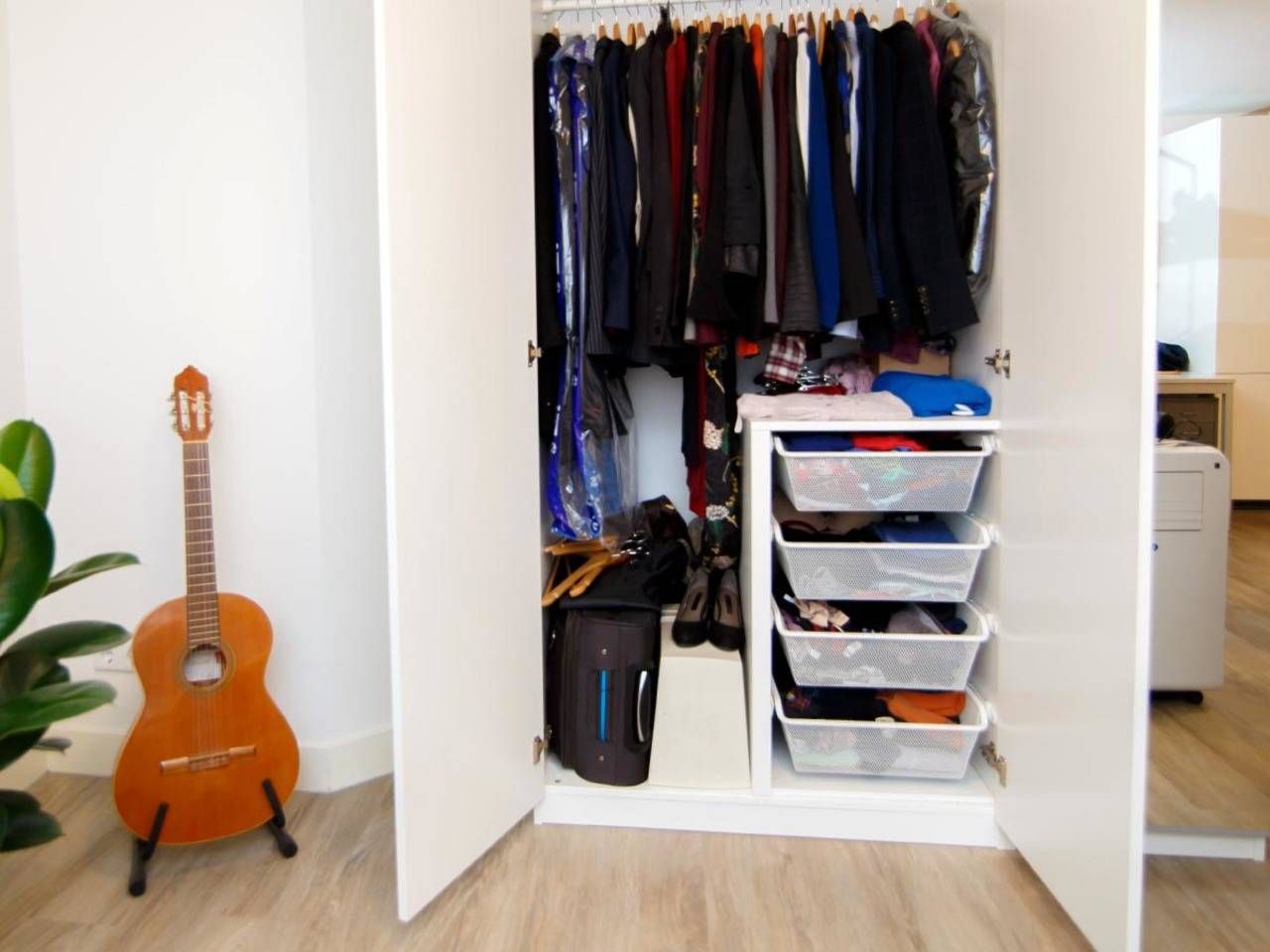 Sleek And Smart Wardrobe Designs For Small Bedrooms | – Times Of India Inside Small Single Wardrobes (View 13 of 13)