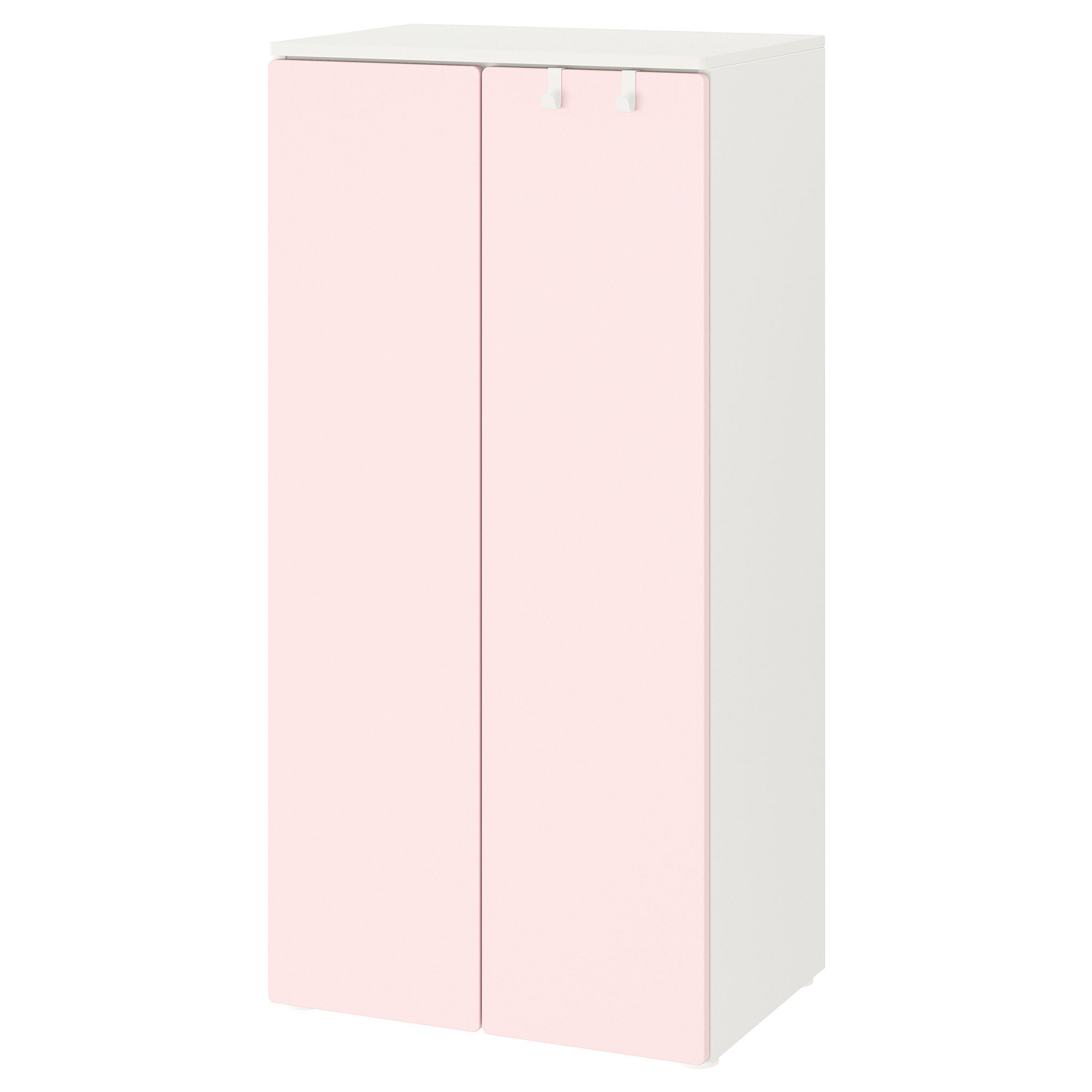 Småstad Wardrobe White/pale Pink 60x42x123 Cm | Ikea Lietuva Throughout Childrens Pink Wardrobes (Photo 1 of 15)