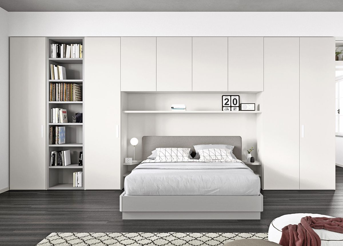 Sopra Fitted Wardrobe | Contemporary Fitted Wardrobes From Italy Intended For Wardrobes Beds (Photo 6 of 15)
