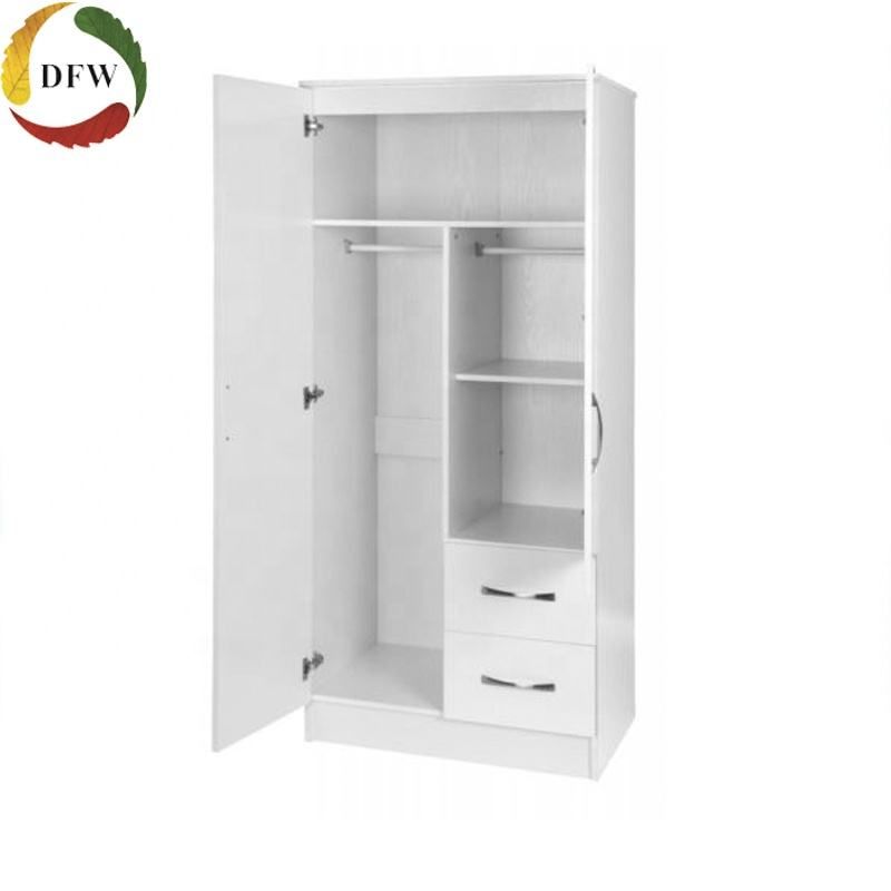 Source Available 2 Drawers White Melamine 2 Door Wardrobe On M.alibaba For White 2 Door Wardrobes With Drawers (Photo 14 of 15)