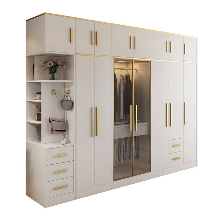 Source Chinese Manufacturers Supply Modern Durable Combination Golden  Border Wardrobes For Hotel On M (View 7 of 15)