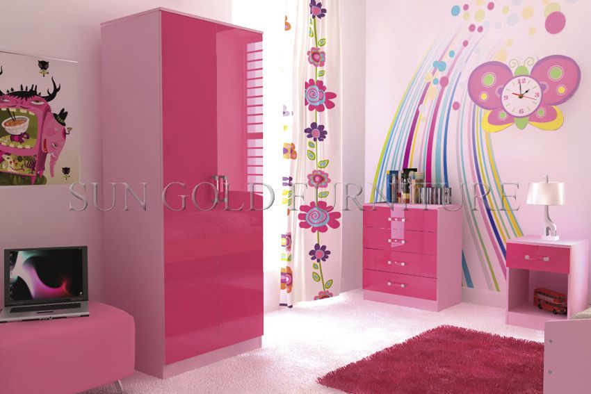 Source High Gloss Bedroom Wardrobe Closet / Bedroom Wardrobe Designs  (sz Wd022) On M (View 6 of 15)