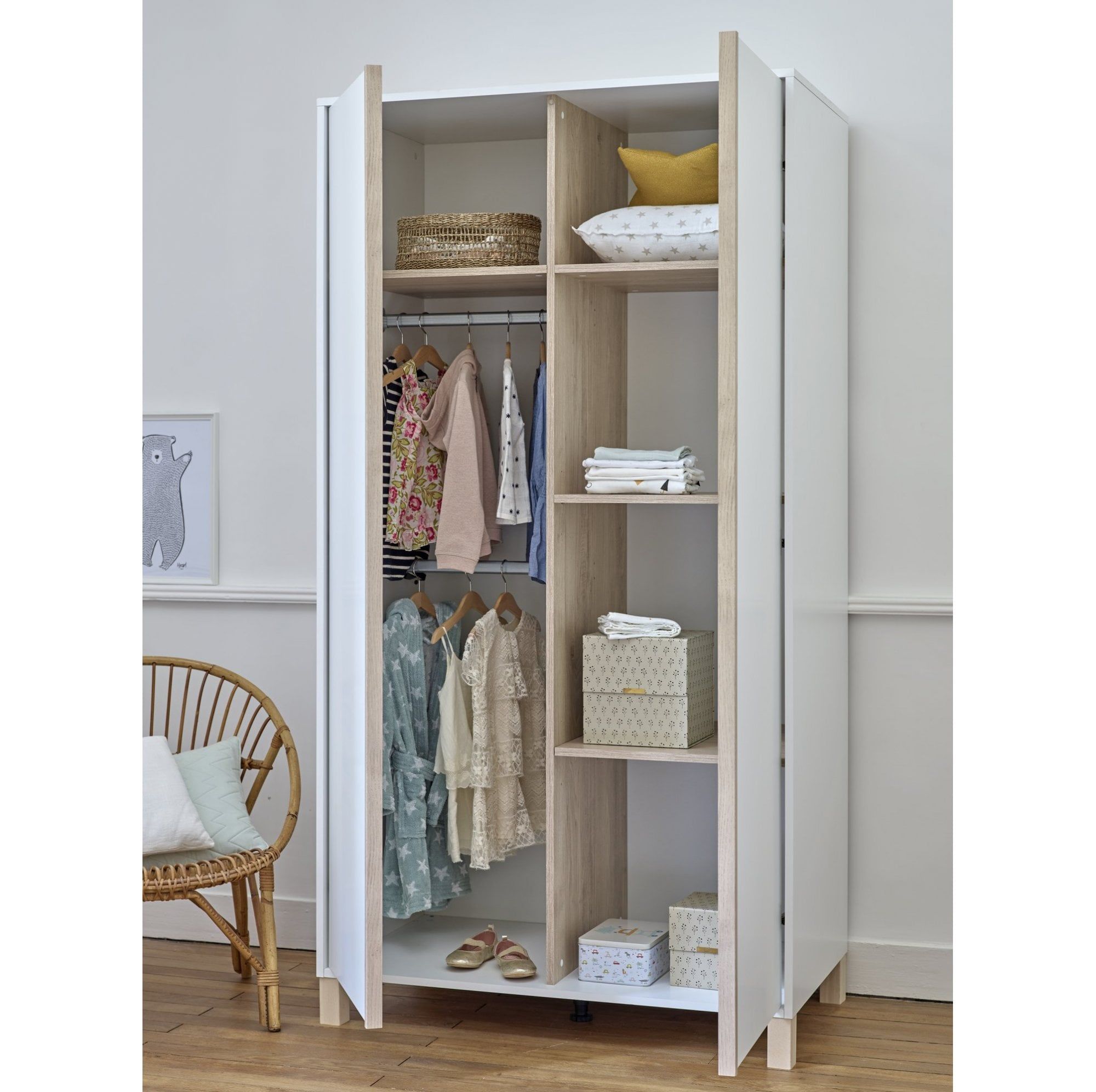 The Children's Furniture Company For Double Rail Childrens Wardrobes (Photo 7 of 15)