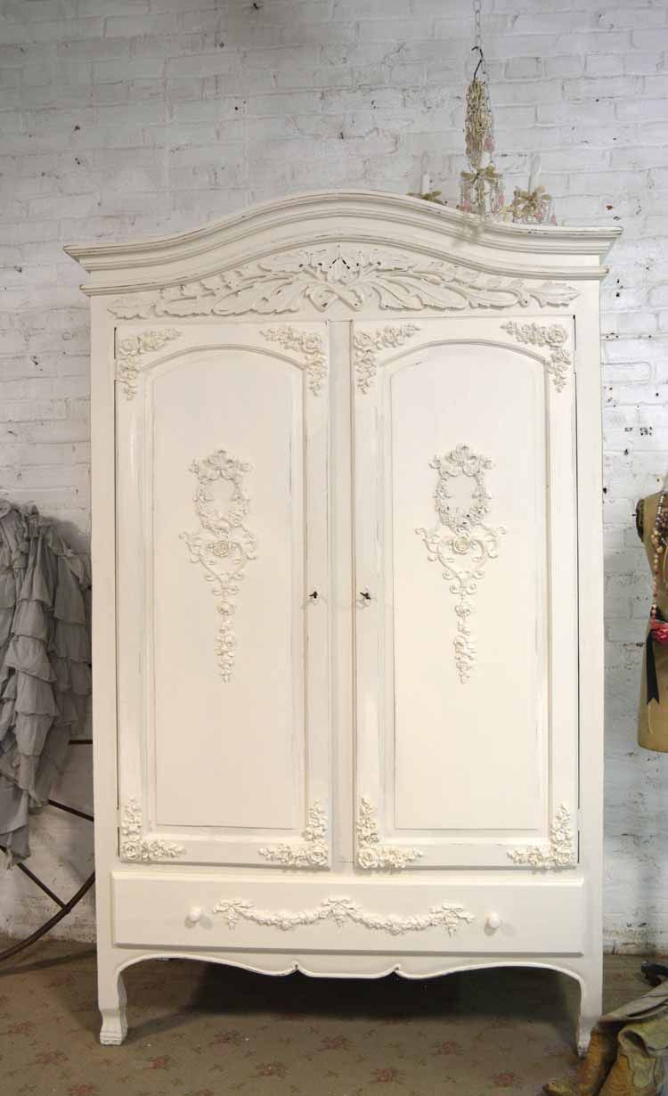 Featured Photo of 15 Best Ideas French Shabby Chic Wardrobes