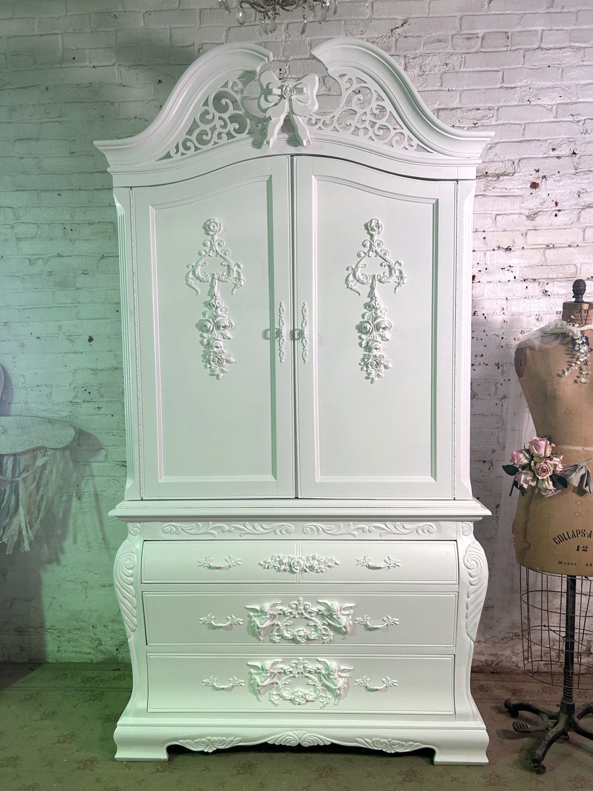 The Painted Cottage | Shop Regarding French Shabby Chic Wardrobes (Photo 7 of 15)