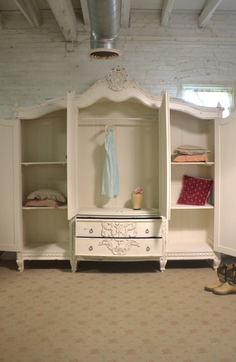 The Painted Cottage | Shop With White French Armoire Wardrobes (View 12 of 15)