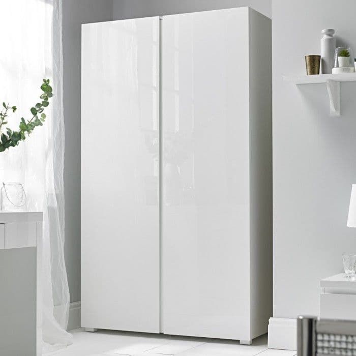 Featured Photo of 15 Inspirations High Gloss White Wardrobes