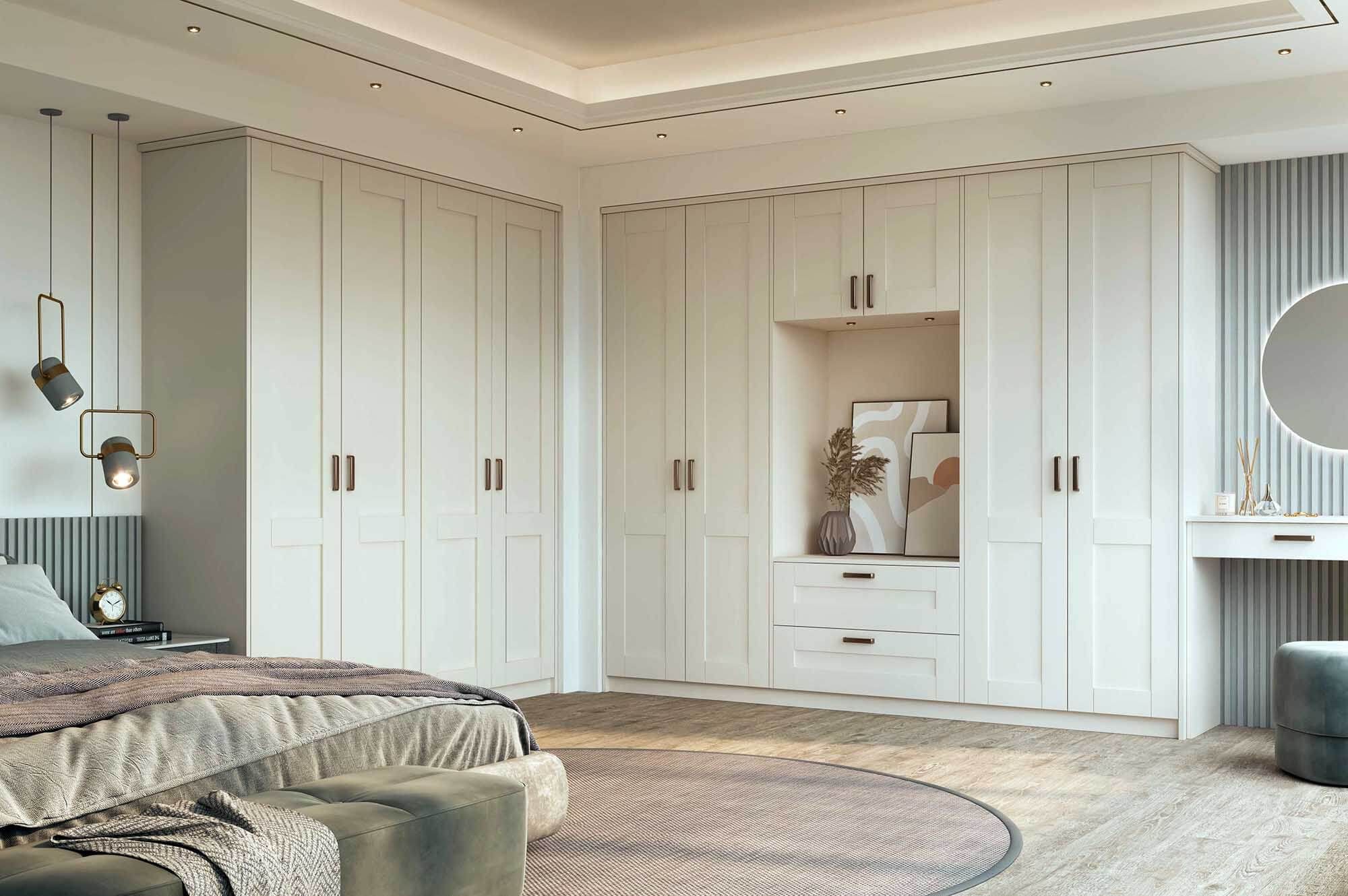 Tulsa Wardrobes Available At The Panelling Centre For Ivory Wardrobes (View 8 of 15)