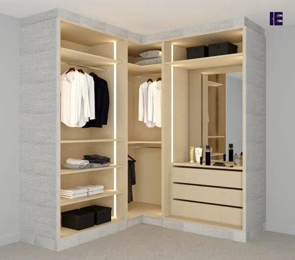 Uk's Fitted Corner Wardrobes. Join Our Exclusive Sale For I Shaped… | Inspired Elements | Medium Throughout Corner Wardrobes (Photo 8 of 18)