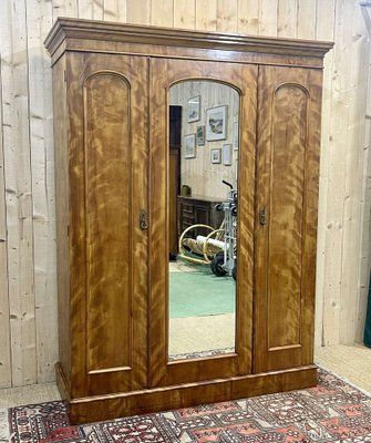 Victorian Wardrobe In Mahogany For Sale At Pamono Pertaining To Victorian Wardrobes (View 9 of 15)