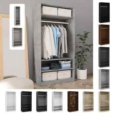 Wardrobe Clothing Storage Hanger Clothes Cabinet Closet Engineered Wood  Vidaxl | Ebay Pertaining To Wardrobes Hangers Storages (View 2 of 15)