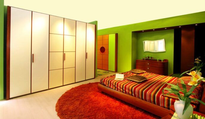 Wardrobe Colour Combinations: 18 Bedroom Cupboard Colour Combination Ideas Intended For Wardrobes And Drawers Combo (Photo 10 of 15)