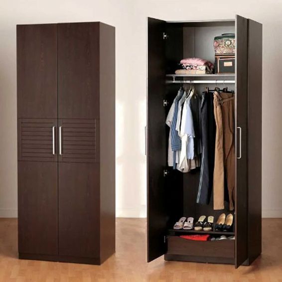 Wardrobe Series 018 – 2 Door 100cm62cmh 220cm – Afrizonemart With 2 Door Wardrobes (View 4 of 15)