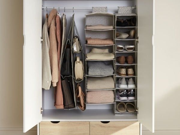Wardrobe Storage Ideas – Space Saving & Wardrobe Organisation – Matalan Inside Drawers And Shelves For Wardrobes (View 6 of 15)