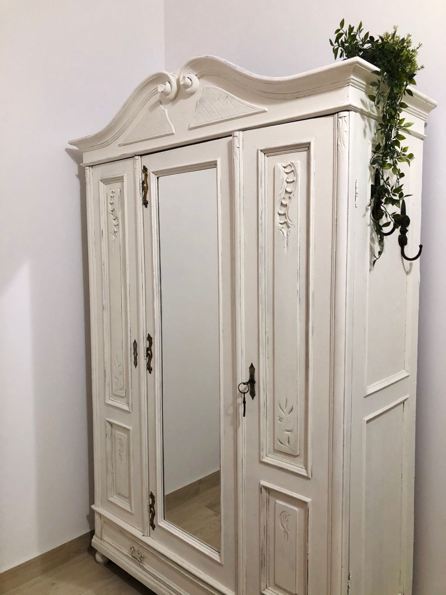 Wardrobe | White Wardrobe Bedroom, Cottage Wardrobe, Antique Wardrobe Closet Intended For White Antique Wardrobes (Photo 3 of 15)