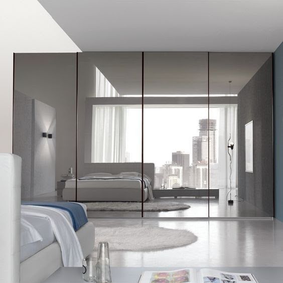 Wardrobe With Mirror: 10 Best Space Saving Designs With Full Mirrored Wardrobes (Photo 13 of 15)