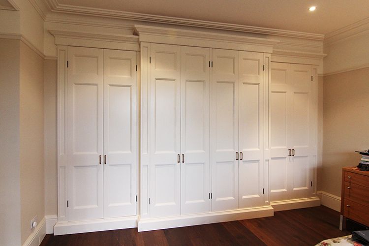 Wardrobe With Painted Finnish — Johnson Furniture Inside Breakfront Wardrobes (Photo 2 of 15)