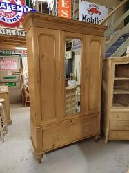Wardrobes – Pond Cottage Antiques In Victorian Pine Wardrobes (Photo 6 of 15)