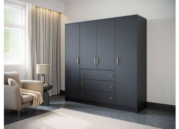 Wardrobes With Drawers & Shelves | Wardrobe Direct™ Inside Dark Wood Wardrobes With Drawers (View 6 of 15)