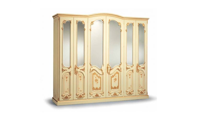 Warm Cream And Golden Wardrobe From Our European Hand Painted Furni With Regard To Cream French Wardrobes (View 11 of 15)