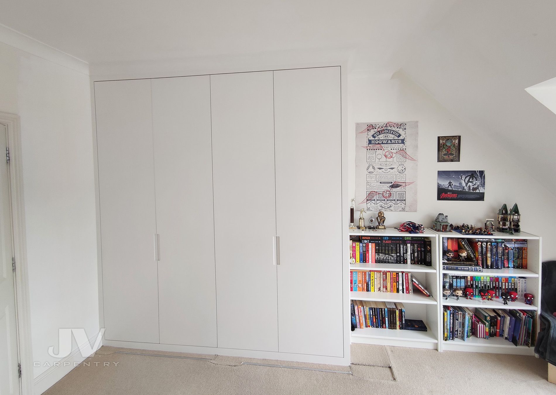 White Built In Wardrobes Ideas | Jv Carpentry With Regard To Cheap White Wardrobes (View 5 of 15)
