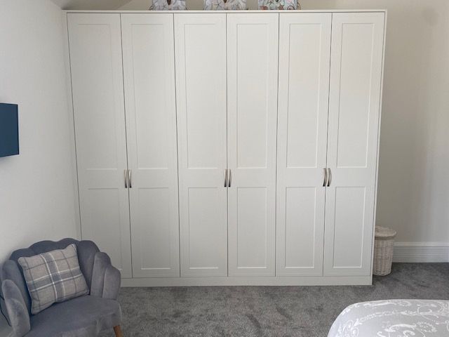 White Fitted Bedroom Wardrobes – Wharfedale Interiors Within White Bedroom Wardrobes (Photo 14 of 15)