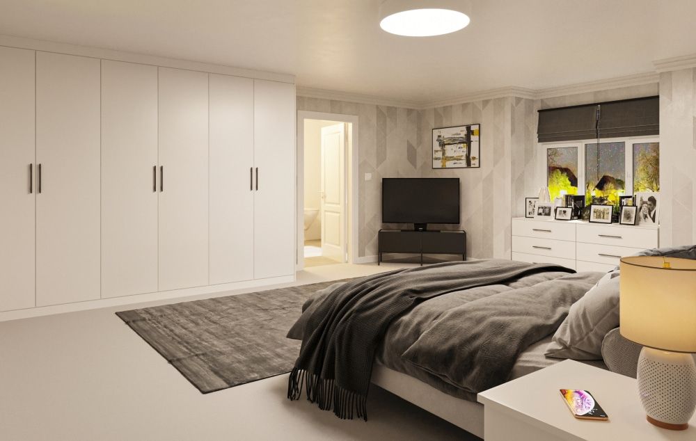 White Fitted Wardrobes – See Examples In Some Customer Photos Pertaining To White Bedroom Wardrobes (Photo 12 of 15)