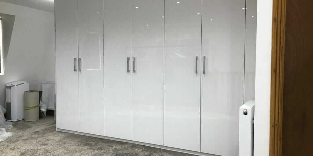 White Gloss Modern Wardrobe Hackney E9 – Form Creations Limited For White Gloss Wardrobes (Photo 12 of 15)