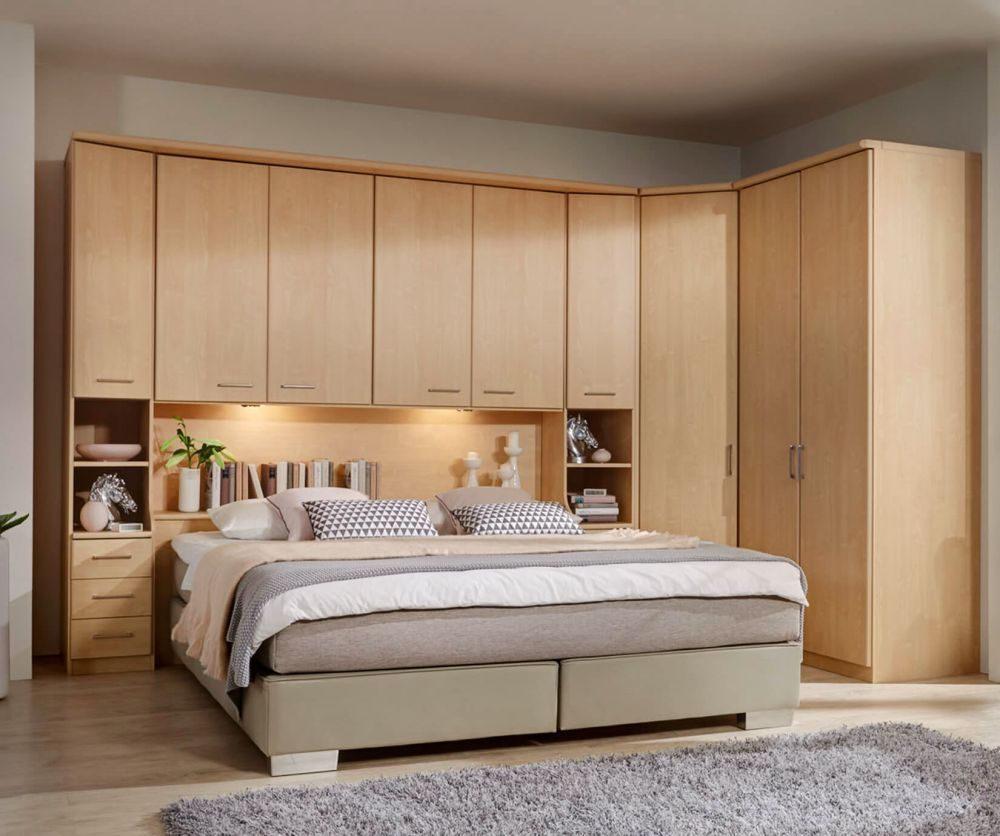 Wiemann Luxor 4 | Luxor 4 Wooden Overbed Unit Suggestion 5&6 |  Furnituredirectuk In Over Bed Wardrobes Units (View 13 of 15)