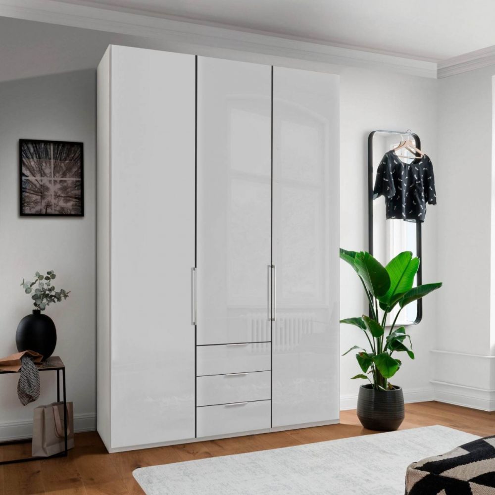 Wiemann Monaco 3 Door Combi Wardrobe – Hinged Door Wardrobes For Sale In 3 Door White Wardrobes (Photo 5 of 15)
