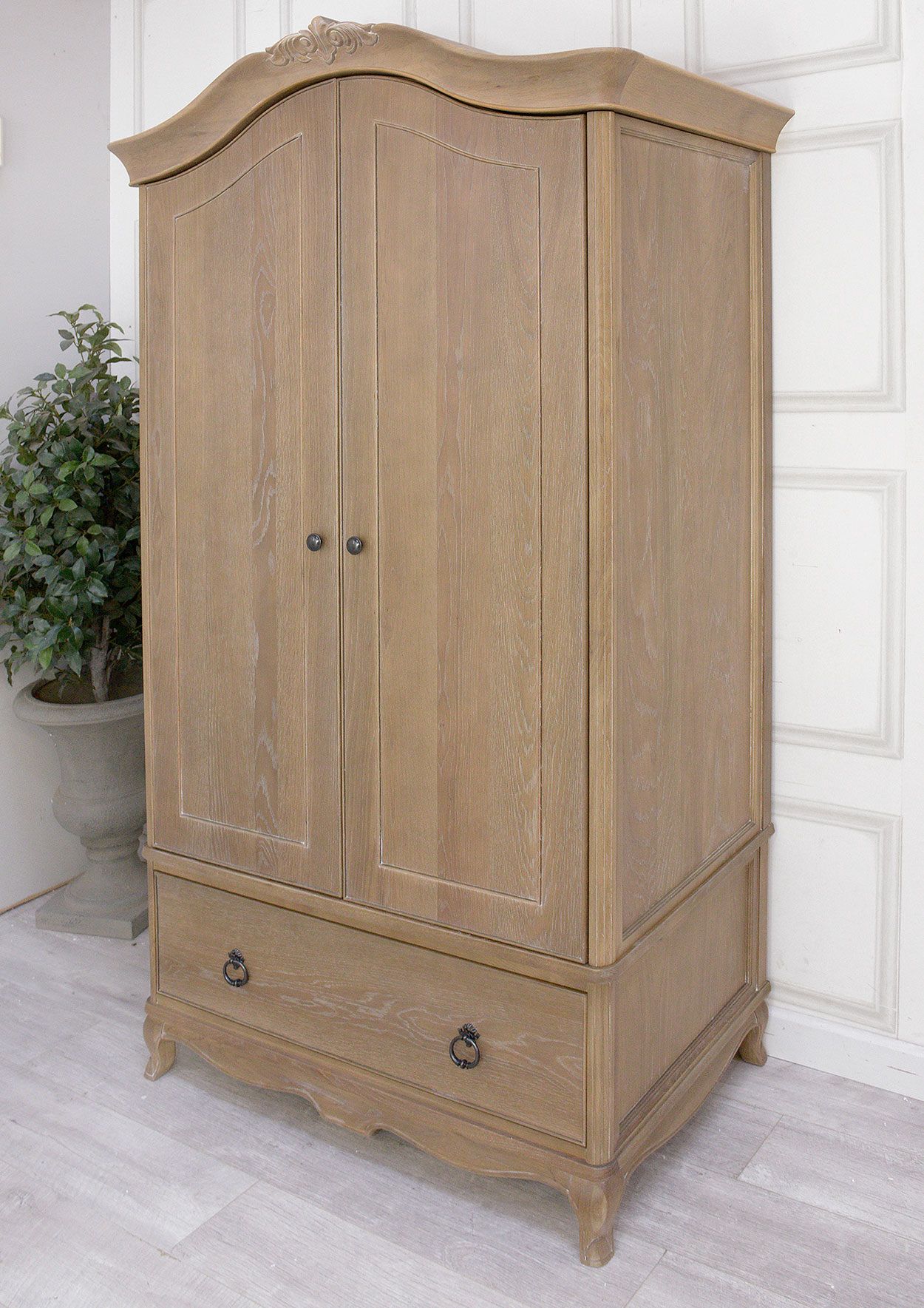 Willis & Gambier Camille Armoire Wardrobe With Drawer | Nicky Cornell A Uk  Stockist Intended For French Wardrobes (Photo 13 of 15)