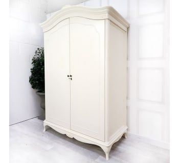 Willis & Gambier French Style Ivory Large Armoire Wardrobe | Nicky Cornell  A Uk Stockist Pertaining To Cream French Wardrobes (Photo 1 of 15)